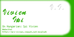 vivien ipi business card